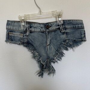 Faith Connexion Blue Jean Shorts